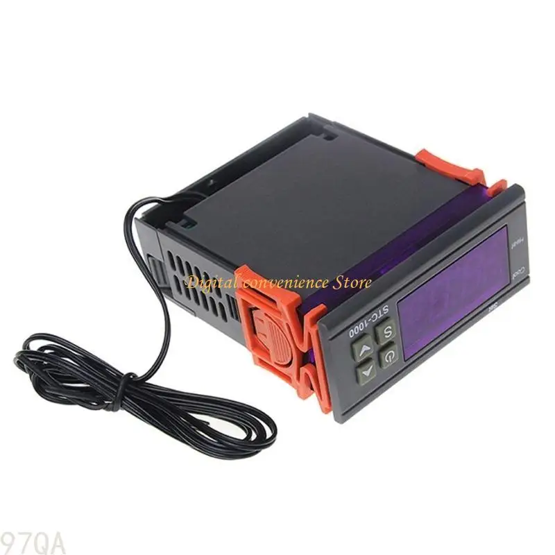

97QA Computer DIY Development Board Temperature Control Thermostat STC 1000 ABS