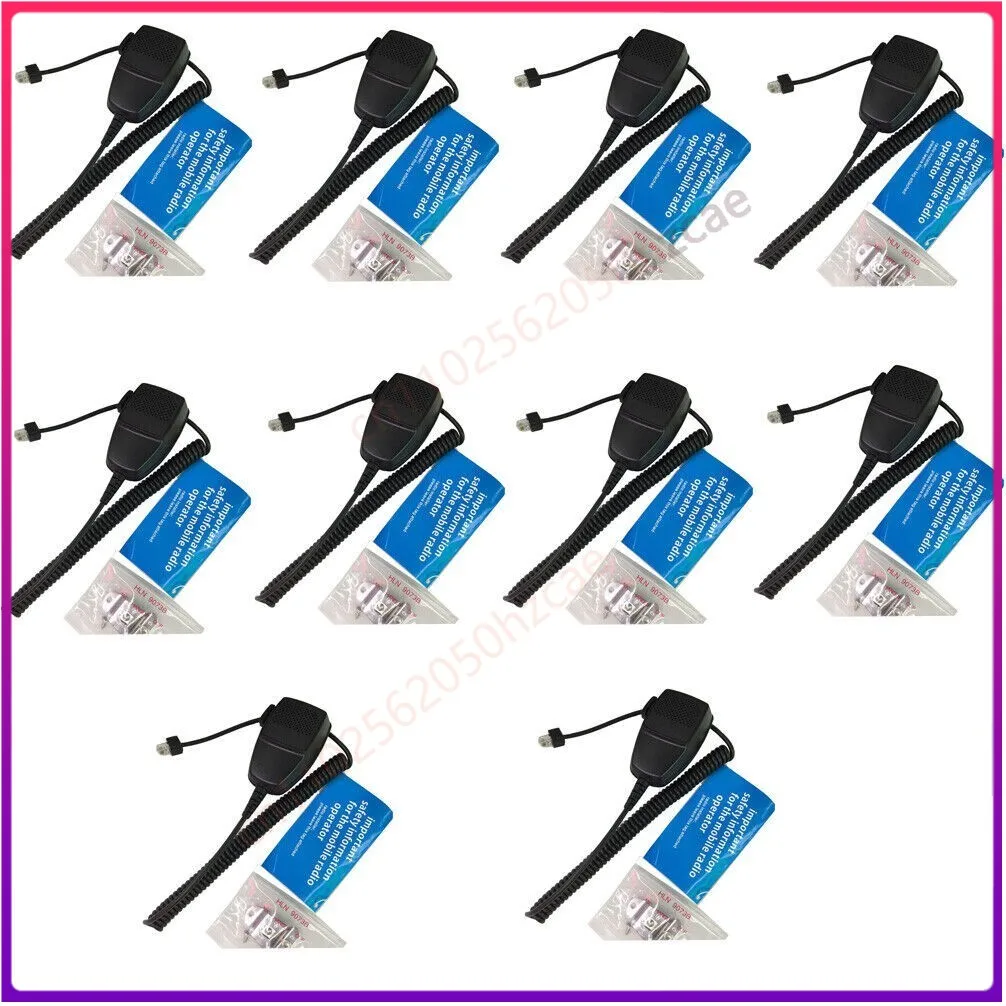 10PCS 8Pin Car Mobile Radio Microphone for Motorola GM300 GM338 GM950 HMN3596A