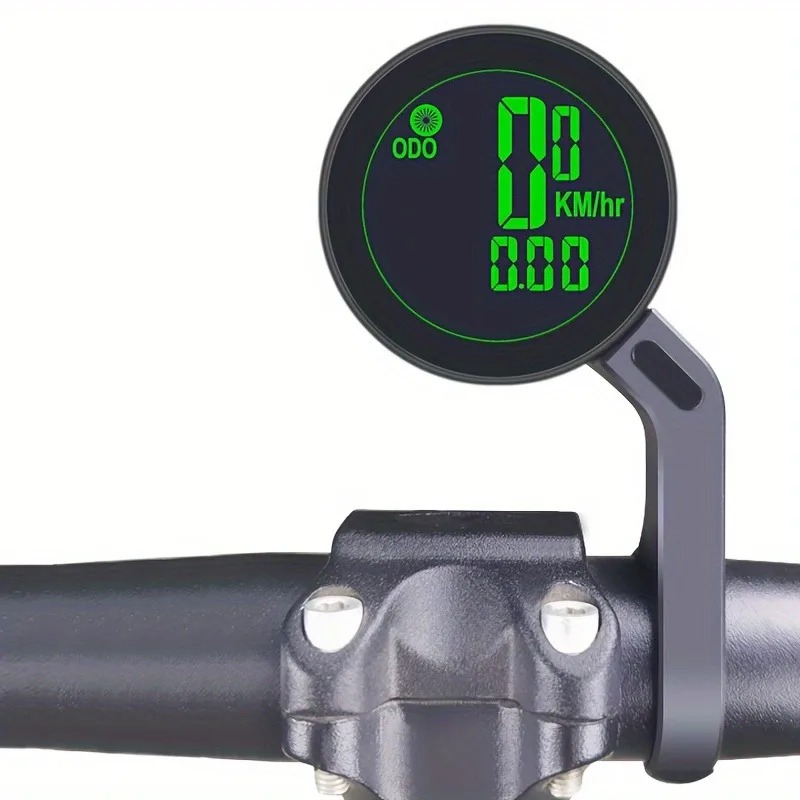 

Bicycle Speedometer Odometer Wireless Cycle Bike Handlebar Stopwatch Round With LCD Display & Multi-Functions For Most Bikes