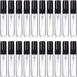 20pcs 2ml - 10ml Sample Refillable Perfume Bottle Empty Mini Spray Bottle Perfume Bottles glass Atomizer Container