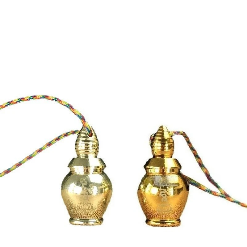 Pure Copper Tower Pendant for Ganlu Wan Scenic Spot, Sand Stone, Diamond Sand, Scripture, Treasure Bottle, Gawu Box
