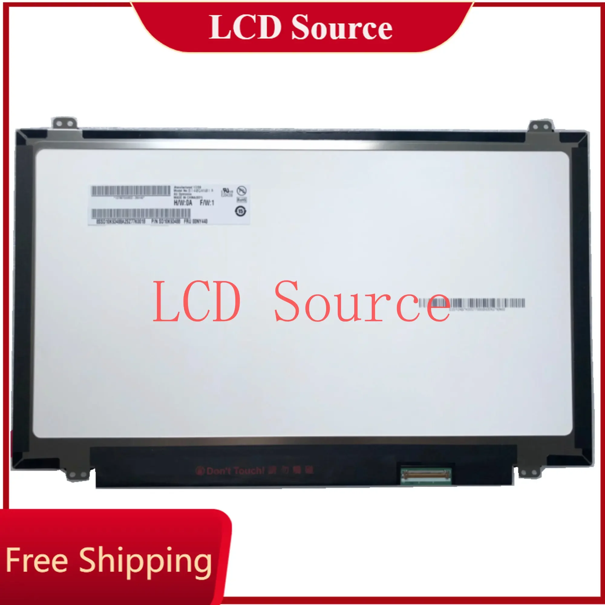 

B140QAN01.5 P/N: SD10K93488 FRU: 00NY440 QHD EDP 40Pin Replacement Display Slim Panel 2560*1440 14 Inch Laptop LED LCD Screen