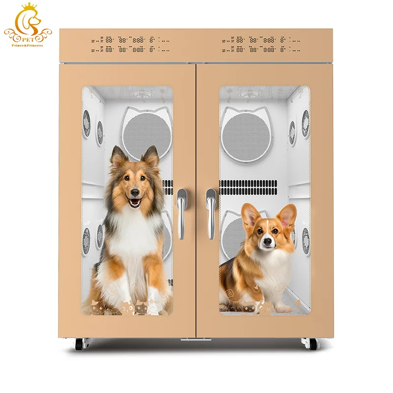 Ultra-Quiet 350-Liter Smart Pet House Furniture Stainless Steel Plastic Easy Clean Quick-Drying For Home Use Animals