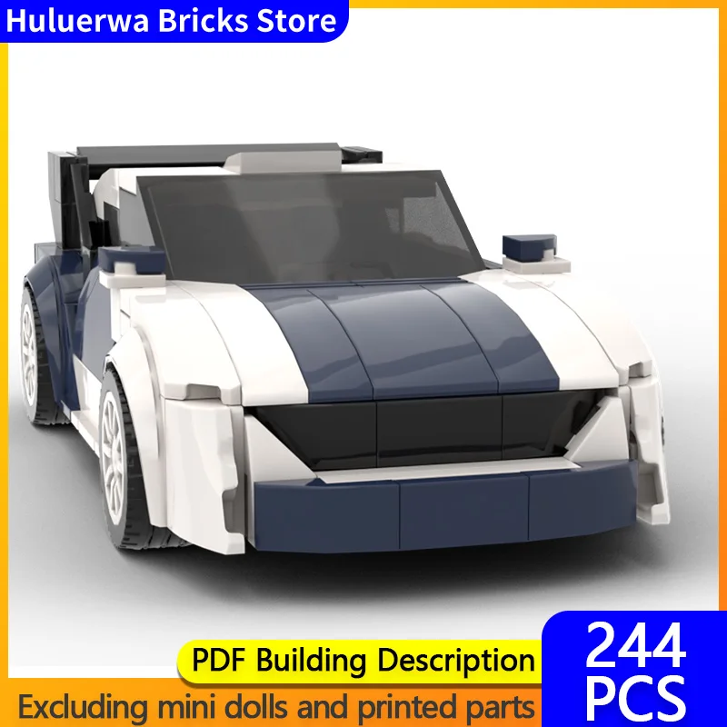 

Speed Hypercar Model MOC Building Bricks Fiesta WRC Rally Racing Car Modular Technology Gifts Holiday Assemble Children Toy Suit