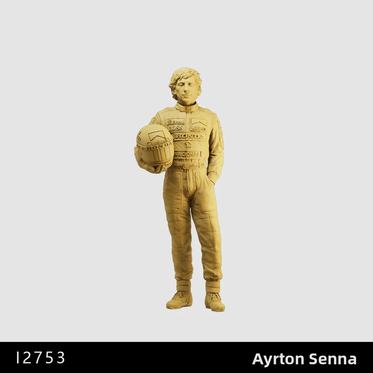 figura-atura-do-piloto-de-f-elton-senna-64-modelo-colecionavel-escala-43-modelo-micro-branco-apenas-para-exibicao-esta