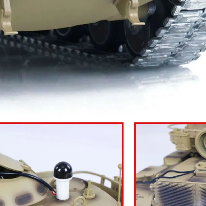

1/16 TD RC Battle Tank M60A1 ERA USA Radio Control BB Infrared Battle Tanks Model Metal Wheel Track Road Wheel Idier Gifts
