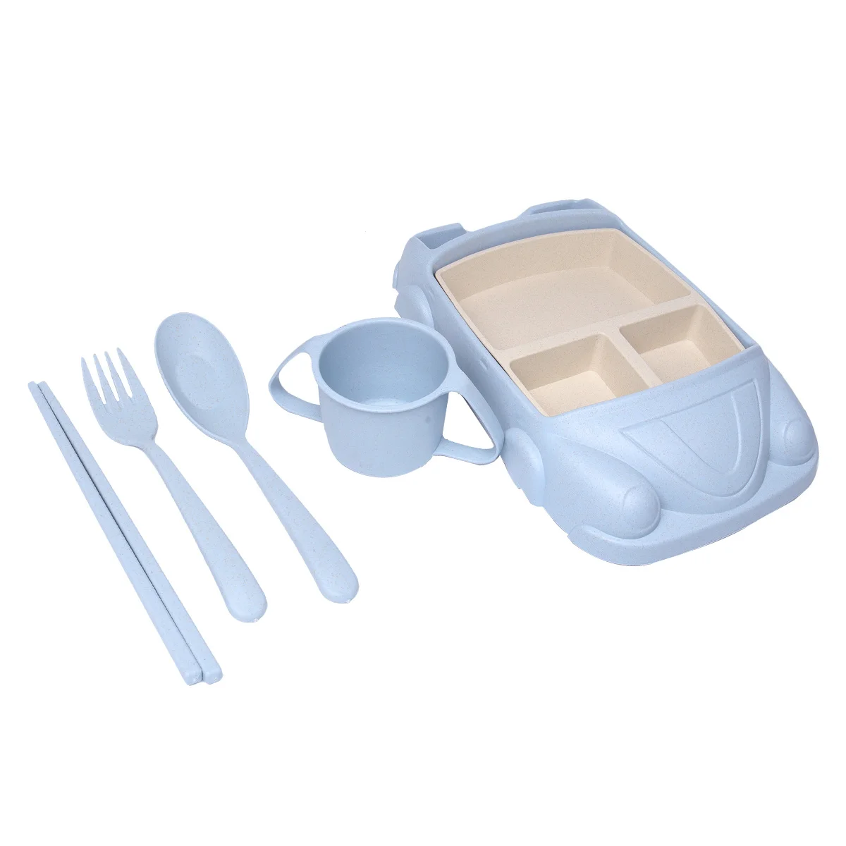 

Набор посуды из пшеничной соломы в форме автомобиля, небьющаяся детская обеденная тарелка, можно мыть в посудомоечной машине, микроволновая печь, холодильник, морозильная камера, сейф