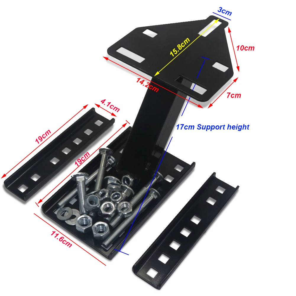 Montaje de neumático de repuesto para coche, soporte de montaje de neumáticos de acero inoxidable, accesorios para RV, soporte de neumático de remolque, piezas de automóviles, junta de tuerca de tornillo