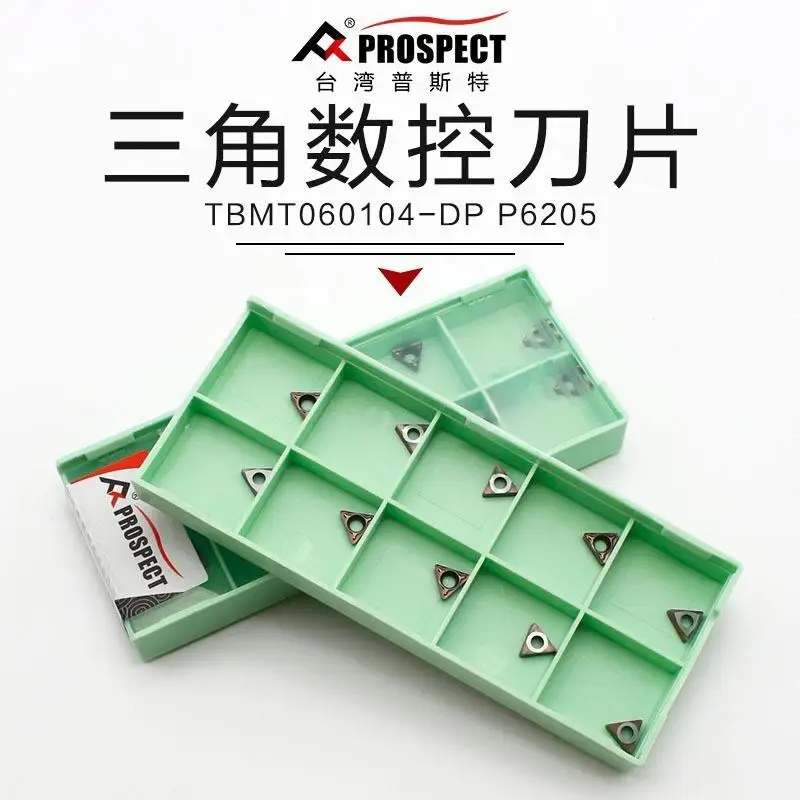 Prospect Triangular Cnc Precision Boring Inserts TBMT060104/060102-DP P6205 Processing Stainless Steel