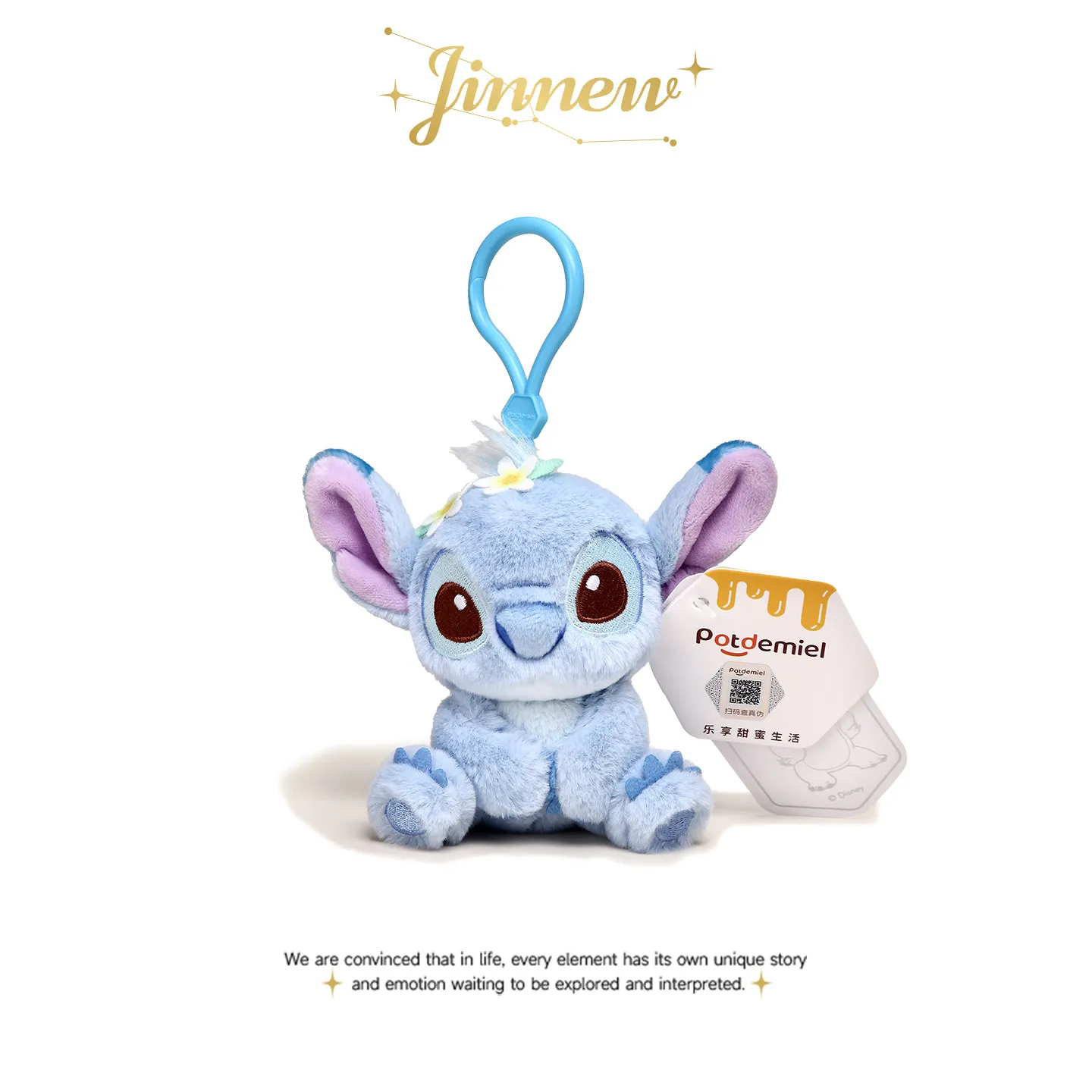 Disney Toy Story Stitch Pluche Pop Figuur Engel Gevulde Anime Sleutelhanger Hanger Band Speelgoed Auto Sleutelhanger Verjaardagscadeau Voor Meisje