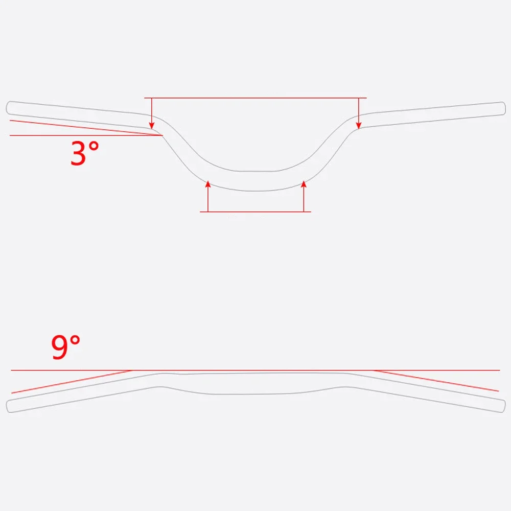 Setang sepeda MTB tinggi 90mm ekstensi setang extension batang setang sepeda dengan sudut besar setang berbentuk Walet