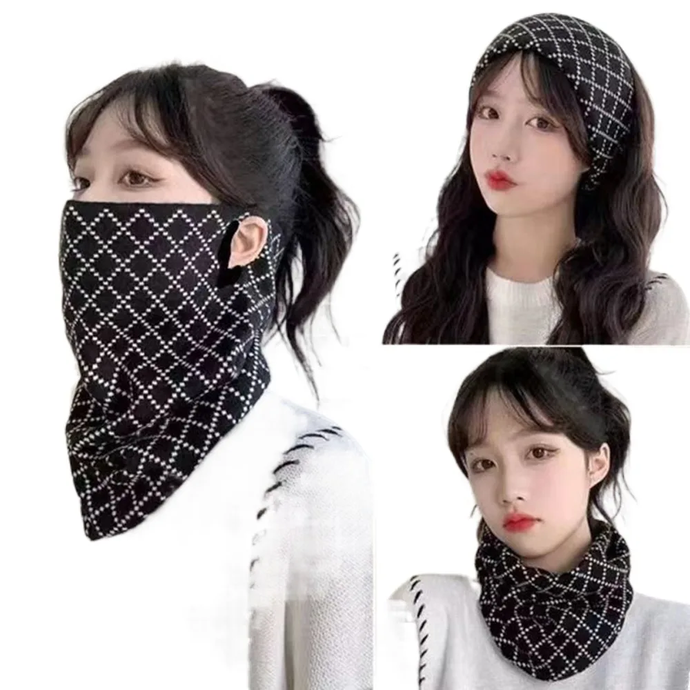 

Модная ветрозащитная зимняя теплая маска-балаклава с утолщенной мягкой защитой шеи, с креплением на уши, для катания на лыжах и активного отдыха