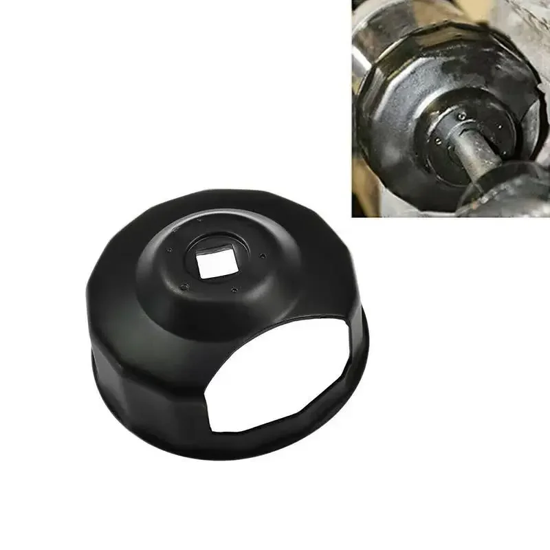 Motorcycle Metal End Cap Style Oil Filter Wrench Black 76mm For Harley Touring Dyna Sportster XL 1200 883 Road King Fat Boy