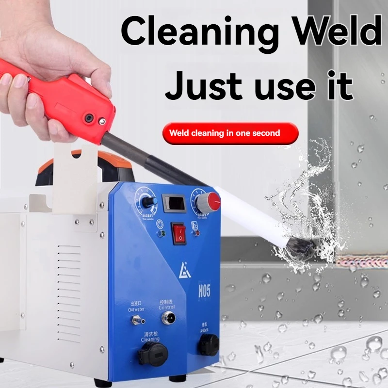 

Automatic liquid dispensing, no-rinse weld seam cleaning, electrolytic solder joint polishing, and weld seam treatment machine.