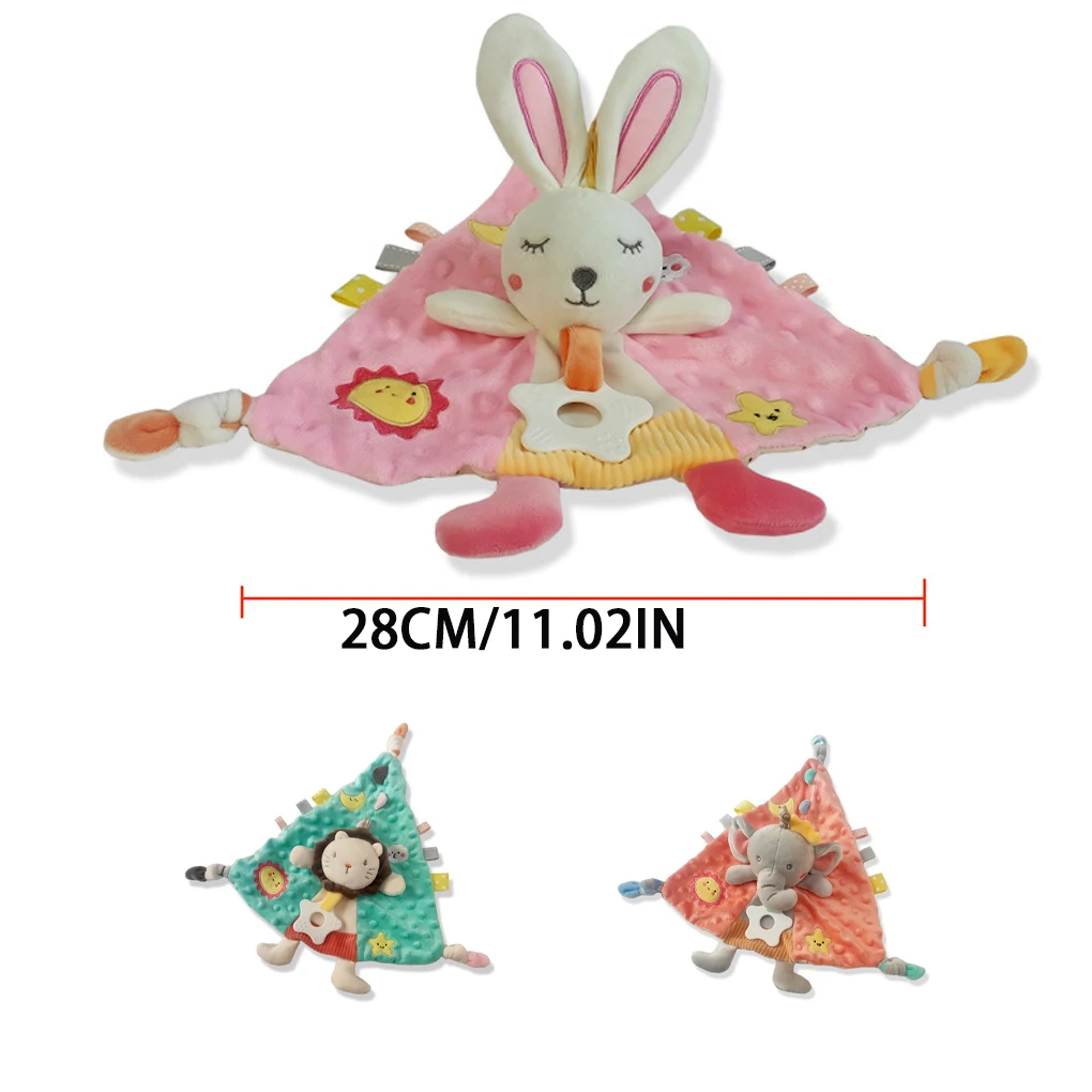 Bebê calmante coelho brinquedos cobertores do bebê com sino seguro e suave para bebês bebê calmante boneca coelho