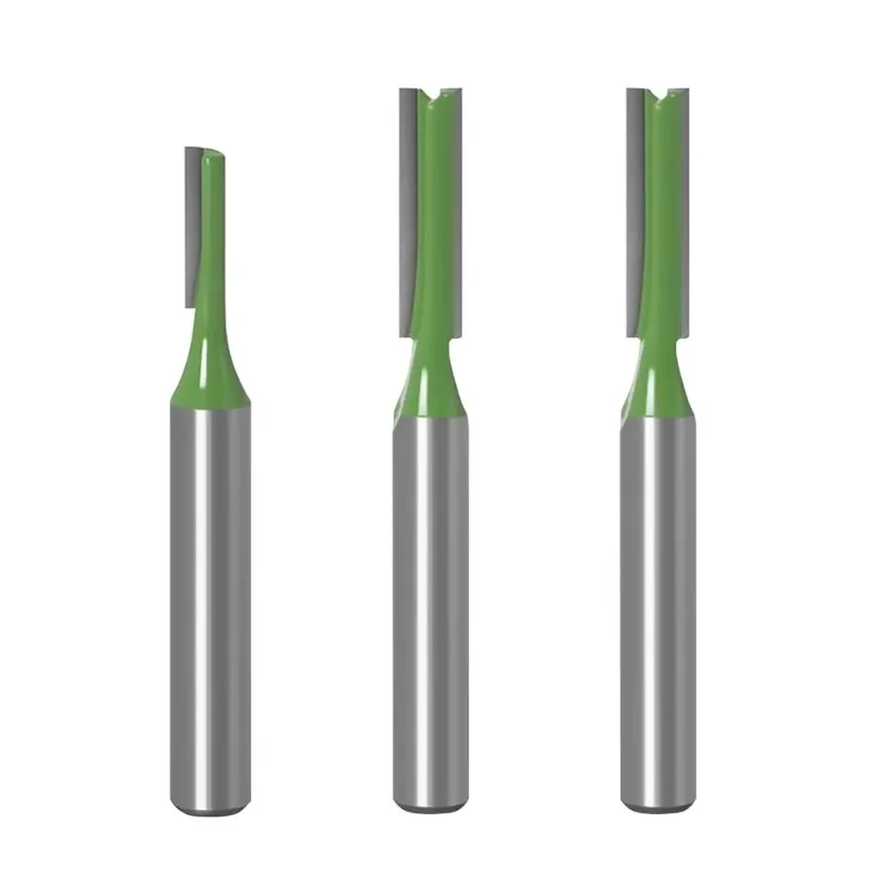 CNC المسوي مثقاب الخشب ذات الحواف المزدوجة مستقيم الحفر النجارة الحز قاطعة المطحنة آلة التشذيب أداة القطع الموسعة #5