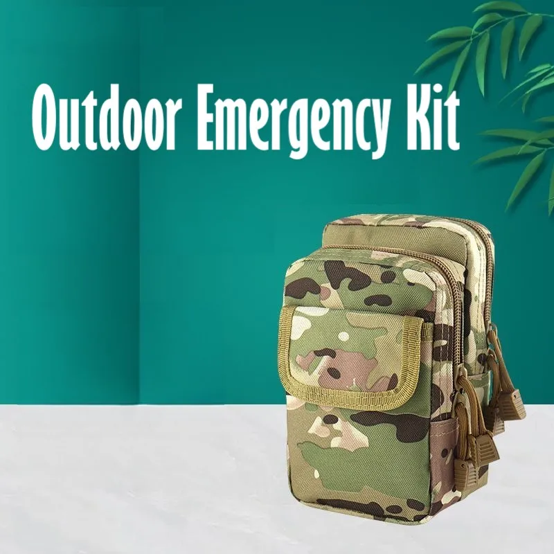 GF-55 Outdoor Emergency Kit 40 PCS. Mountaineering Rescue Supplies Portable Tactical Kit Camping Reserve Safety First Aid Kit