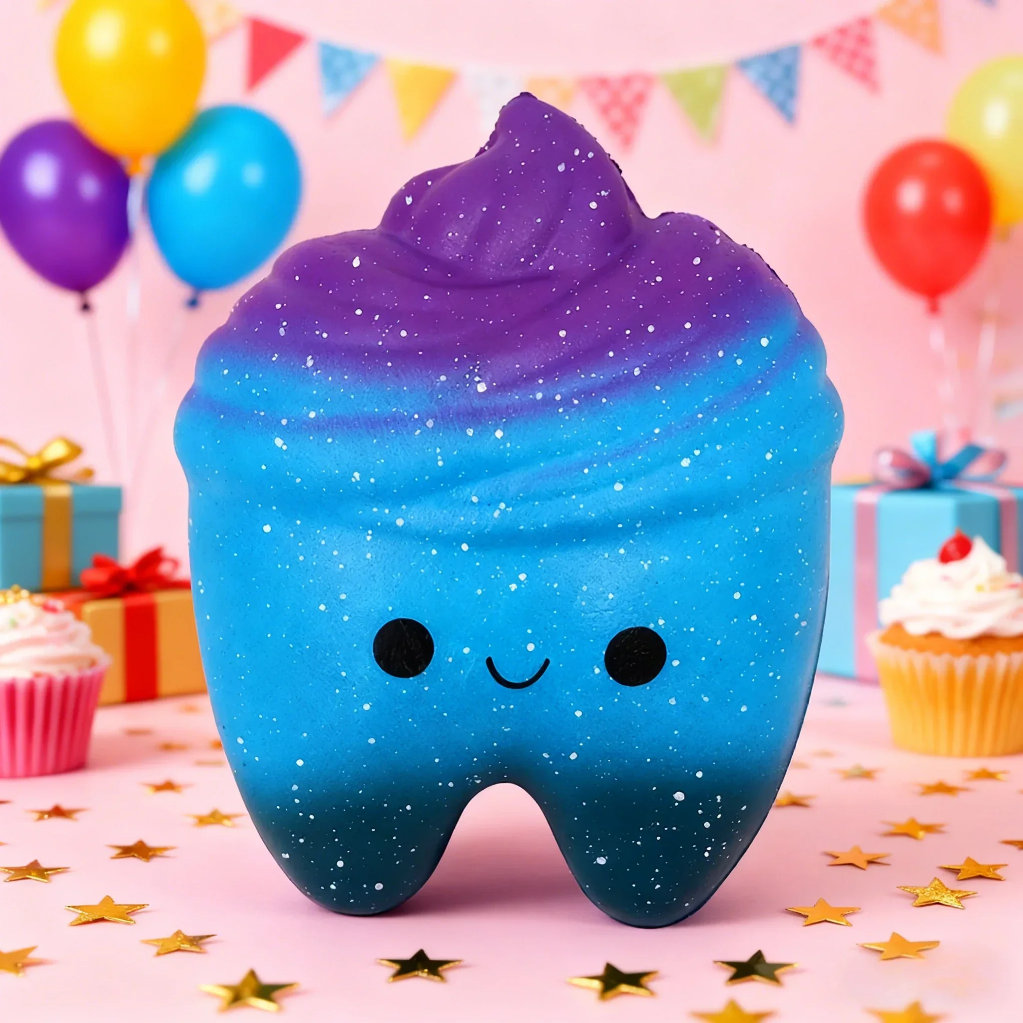 Zabawki antystresowe w kształcie zębów 12 cm, powoli powracające do kształtu, zabawka do ściskania, powolny powrót do kształtu, nowatorskie, urocze, kreskówkowe, symulacja zębów