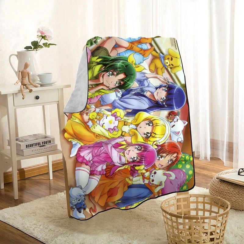 New Arrival Smile Precure! Blankets Printing Soft Blanket Throw On Home/Sofa/Bedding Portable Adult Travel Cover Blanket