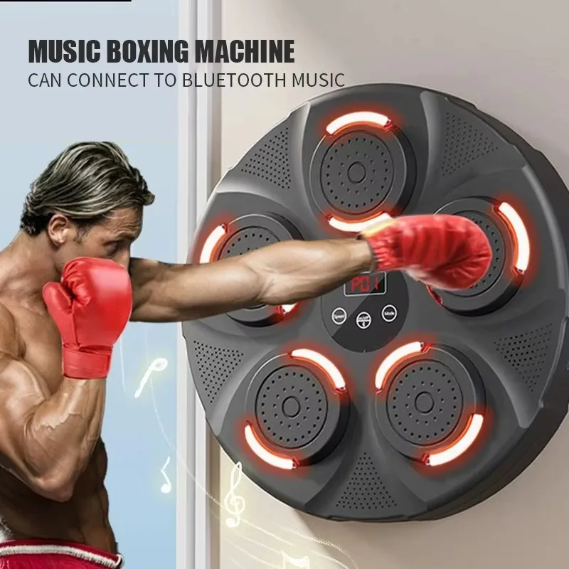 New Style Boxing Training Smart Music Wall Target Pad Light Up Electric Smart Music Boxing Machine