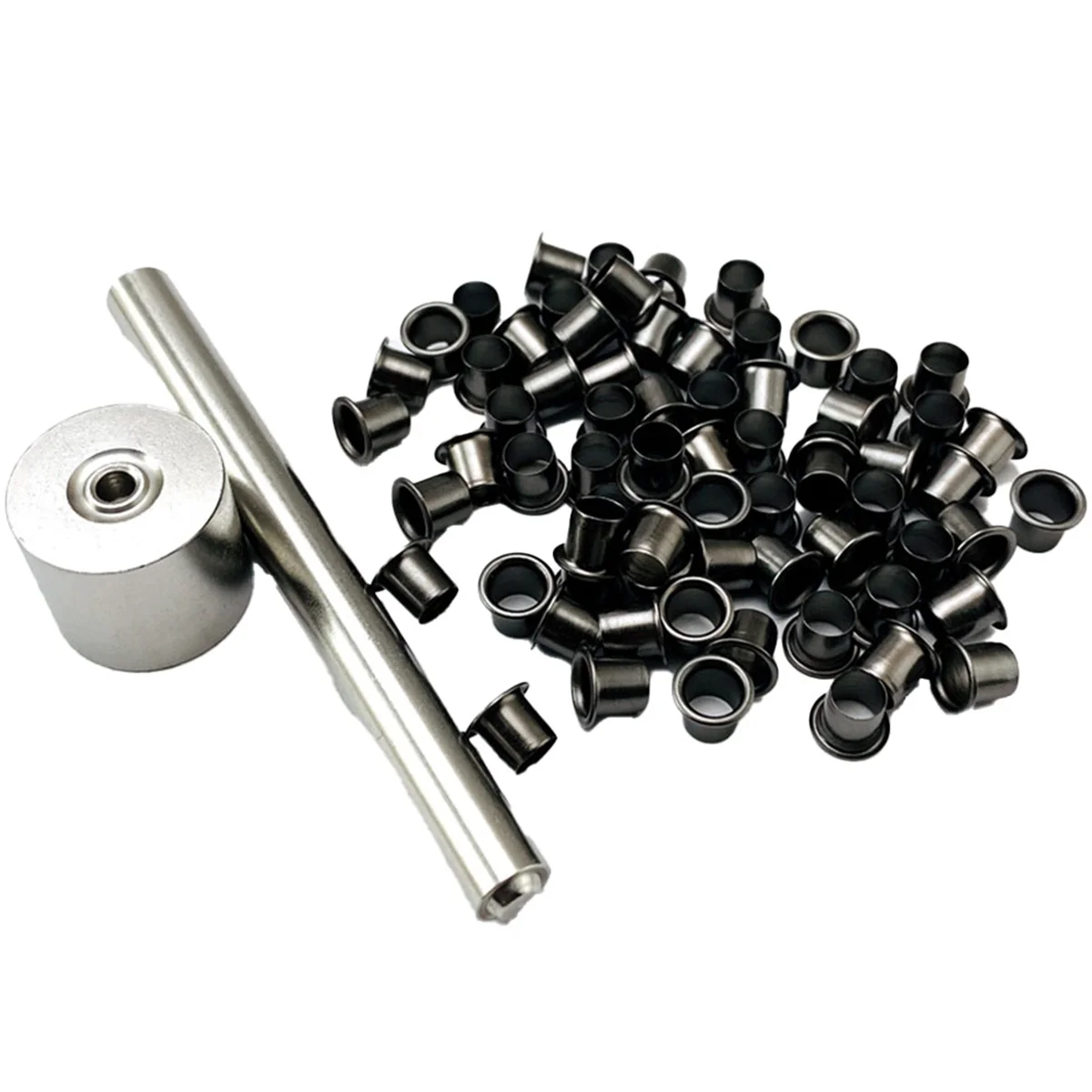 100Pcs K-Sheath Eyelet Rivets Installation Fix Tools 7.5MM Kydex Sheath Scabbards Eyelets Buckle Nail Pin