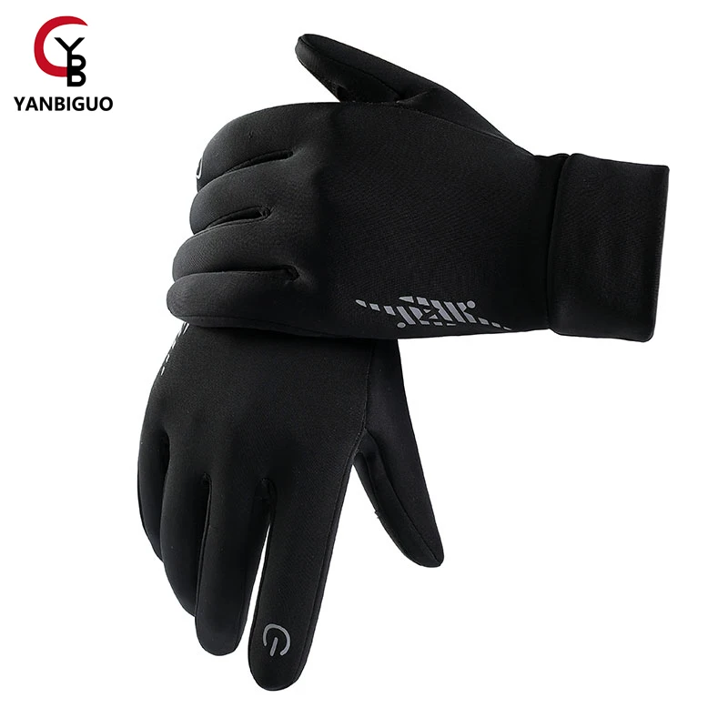 

YANBIGUO Winter Gloves Waterproof Thermal Touch Screen Thermal Windproof Warm Gloves Cold Weather Running Sports Hiking Ski