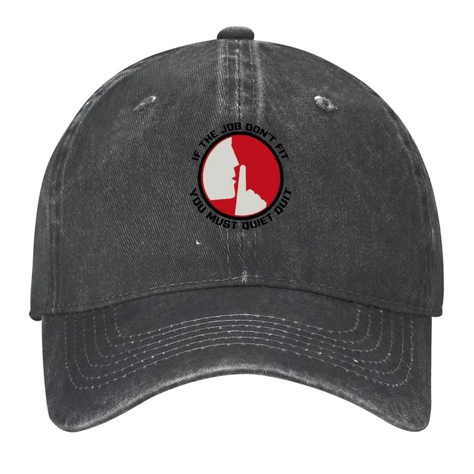 

If The Job Don't Fit You Must Quiet Quit | Quiet Quitting Baseball Cap custom caps birthday For Men Women's