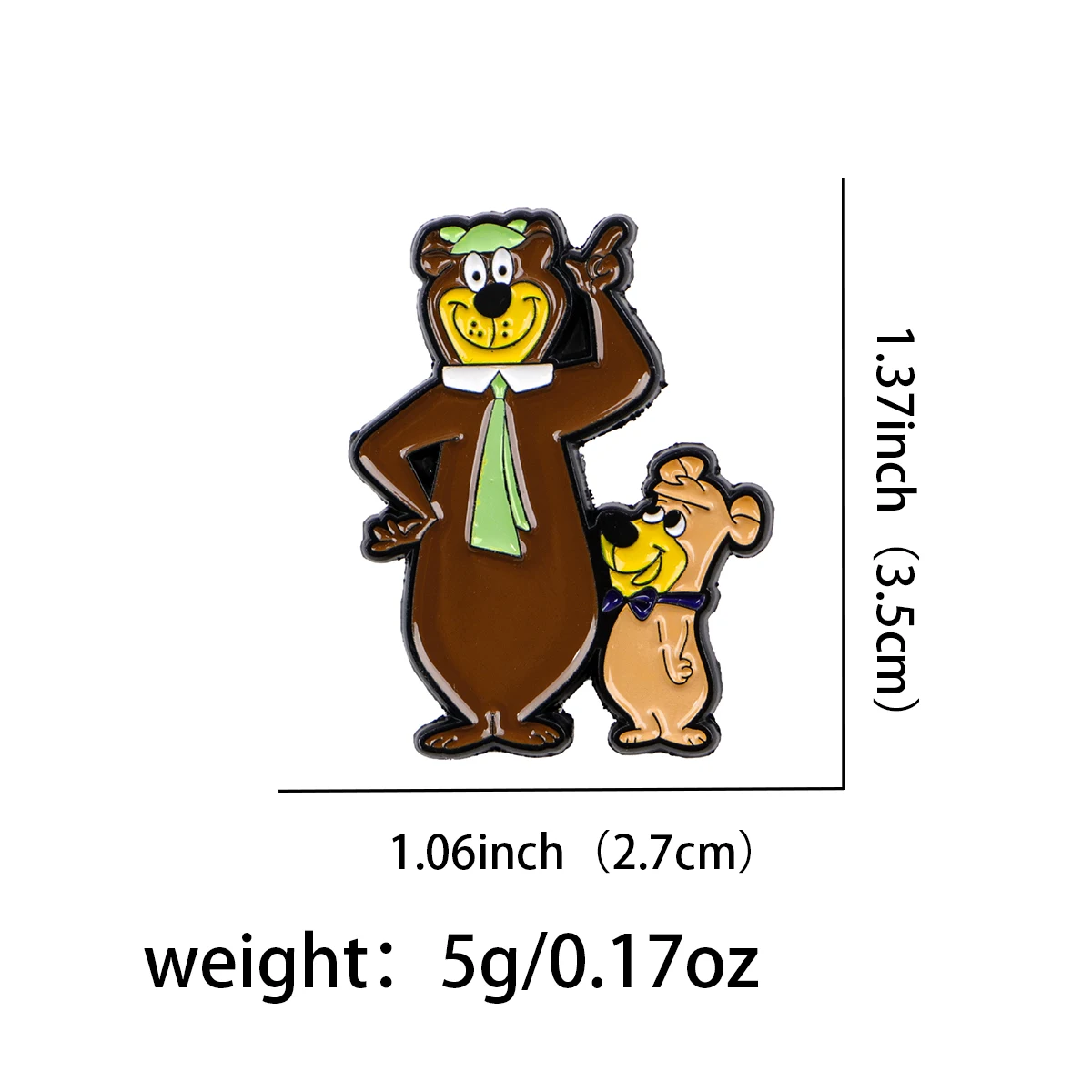 Cute Bear Enamel Pin Cartoon Badges for Backpack Women's Brooches Hat Lapel Pins Cosplay Accessories Toys Gifts Kawaii Animal
