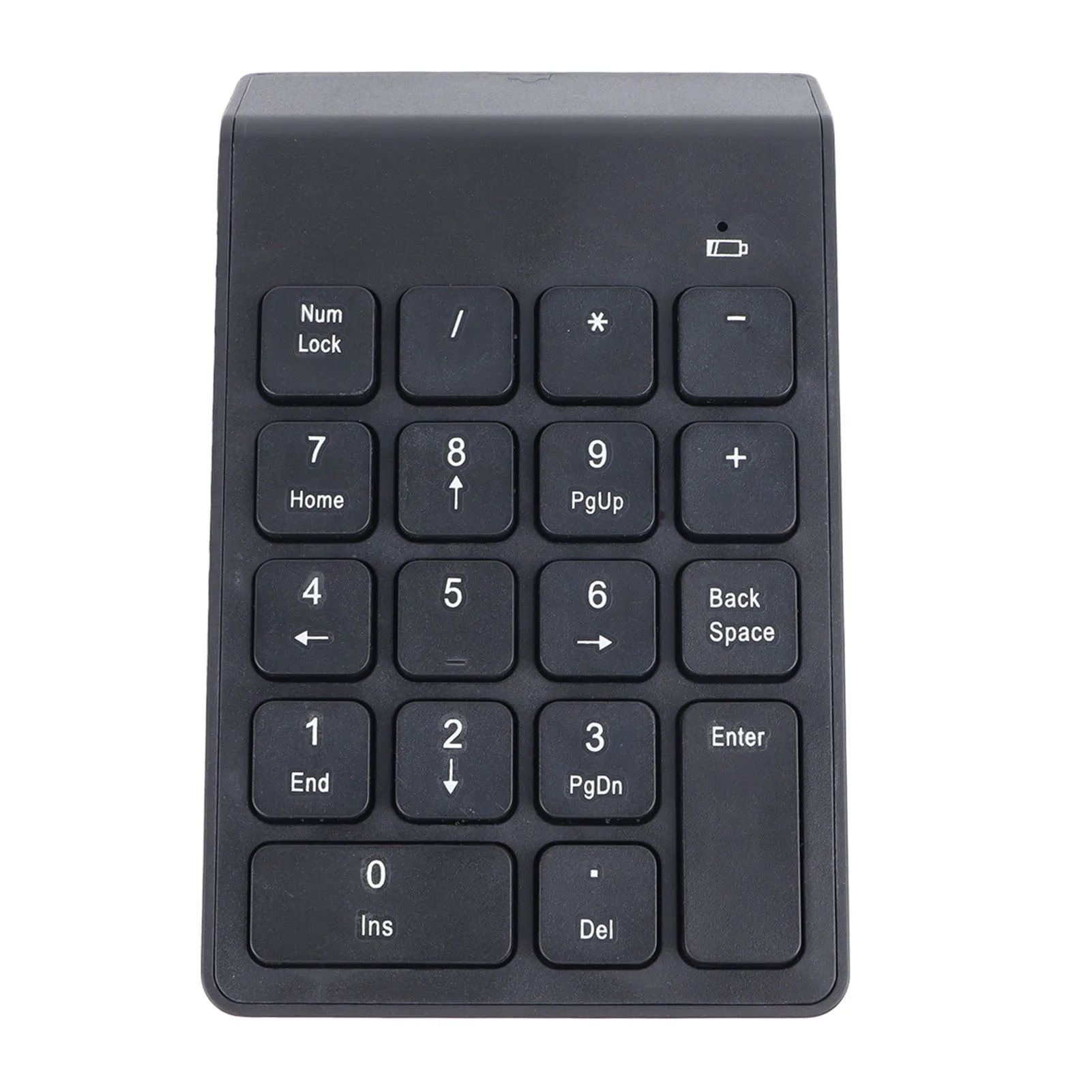 Wireless Number Pad BT5.0 Black 18 Keys Battery Powered Widely Compatible Numeric Keypad For Gaming Office Computer