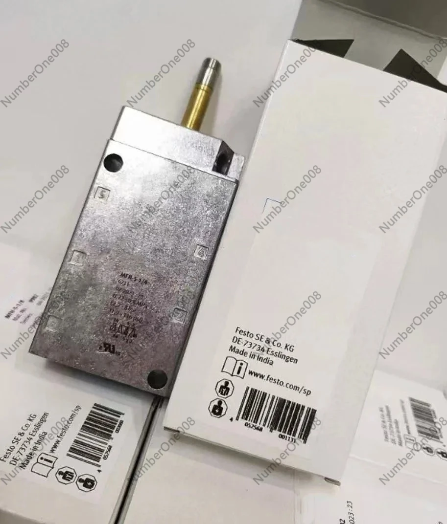 MFH-5-1/4 Solenoid Valve 6211 for, 5/2 G1/4 2.2-8bar 1000L/min, Manual Override (Coil Sold Separately)