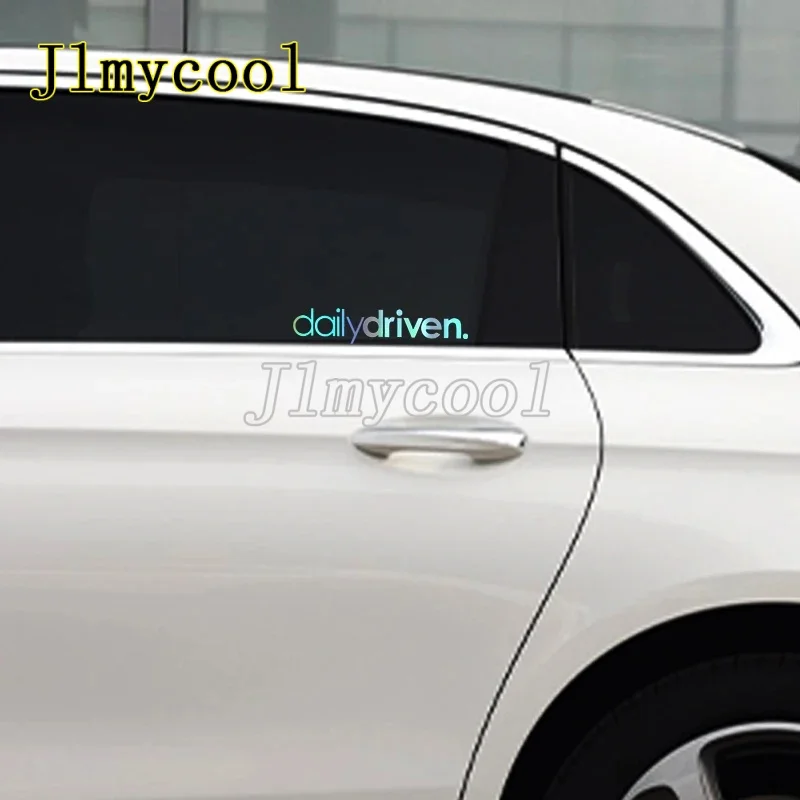 Cartoon Daily Driven Car Sticker Decal JDM Car Styling Auto Accessories Car Window PVC 15cm X 3cm