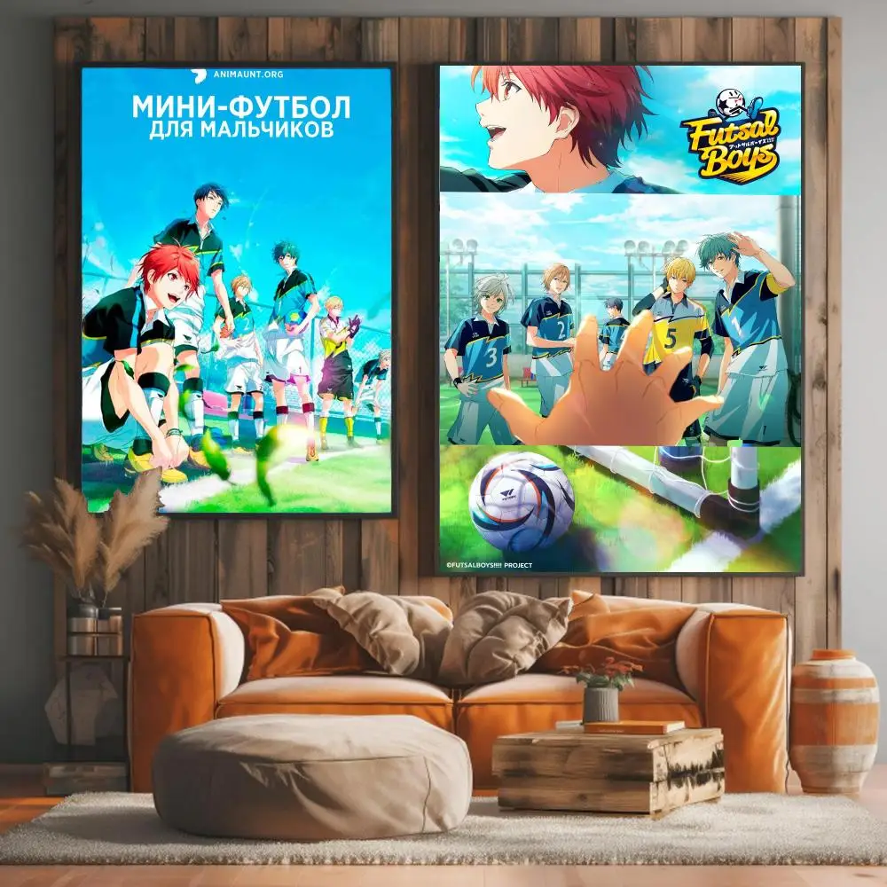 anime F-Futsal Boys-S Painting Calligraphy Artwork for Living Room Bedroom Office Home Decor
