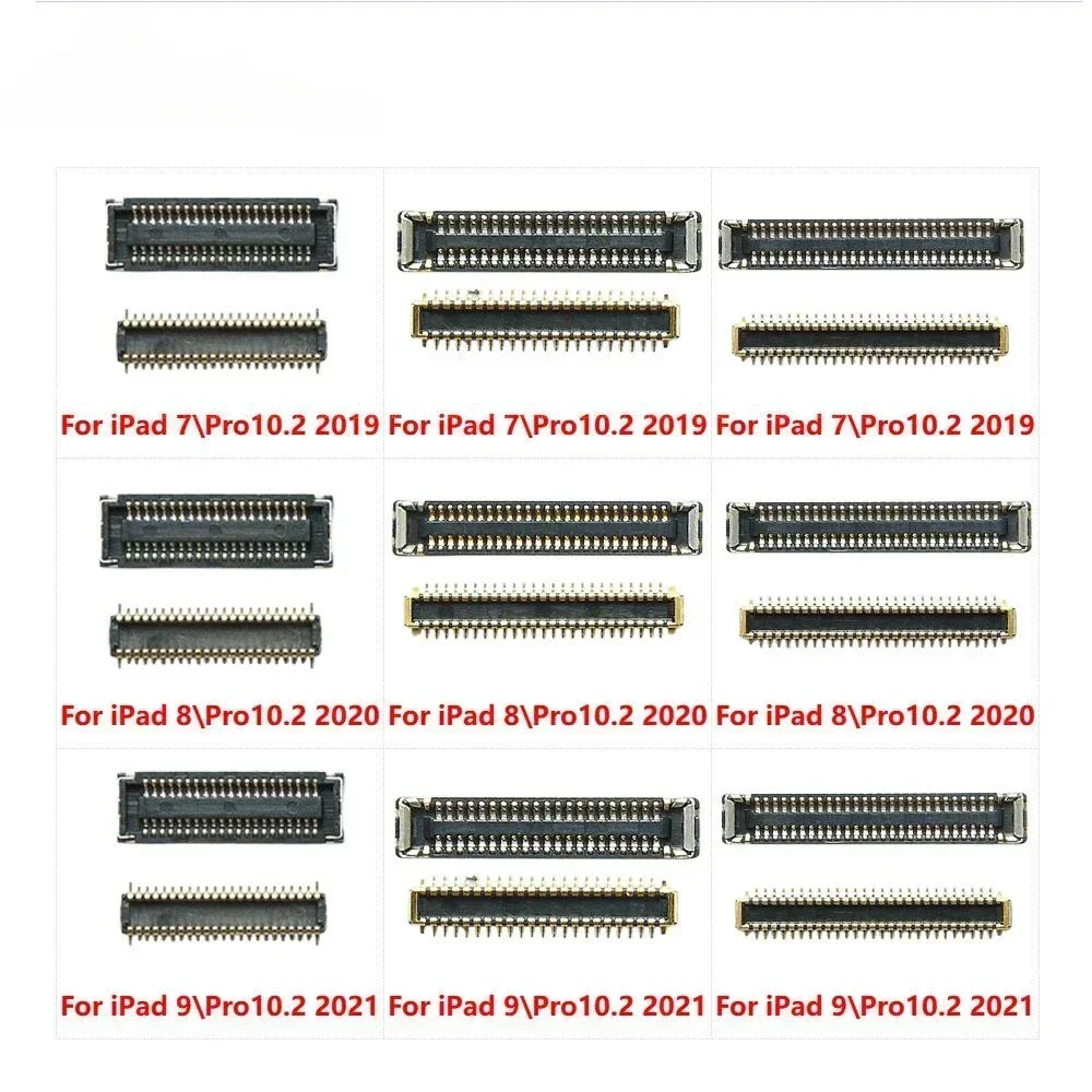 FPC Connector for IPad 7 8 9 Pro 10.2 2019 2020 2021 Lcd Digitizer Touch Screen Connector Clip on Motherboard Main Board Flex