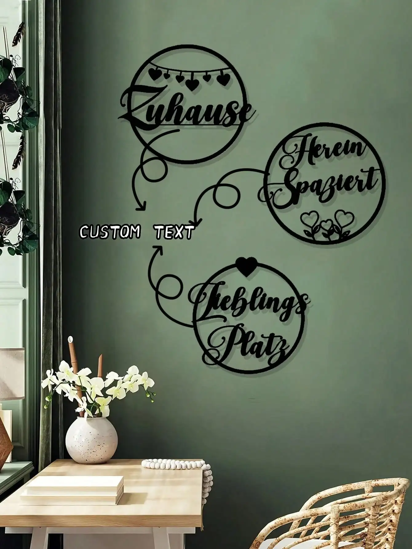 Wooden Welcome Sign…