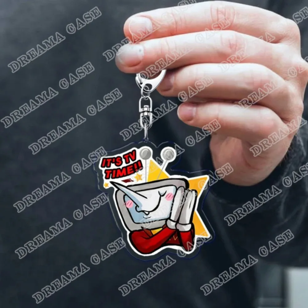 لعبة شعبية Deltarune المفاتيح Llavero اكسسوارات حقيبة السحر السيد Tenna الطفل ميمي ألعاب سلاسل المفاتيح Keyrings مجوهرات المشجعين هدية
