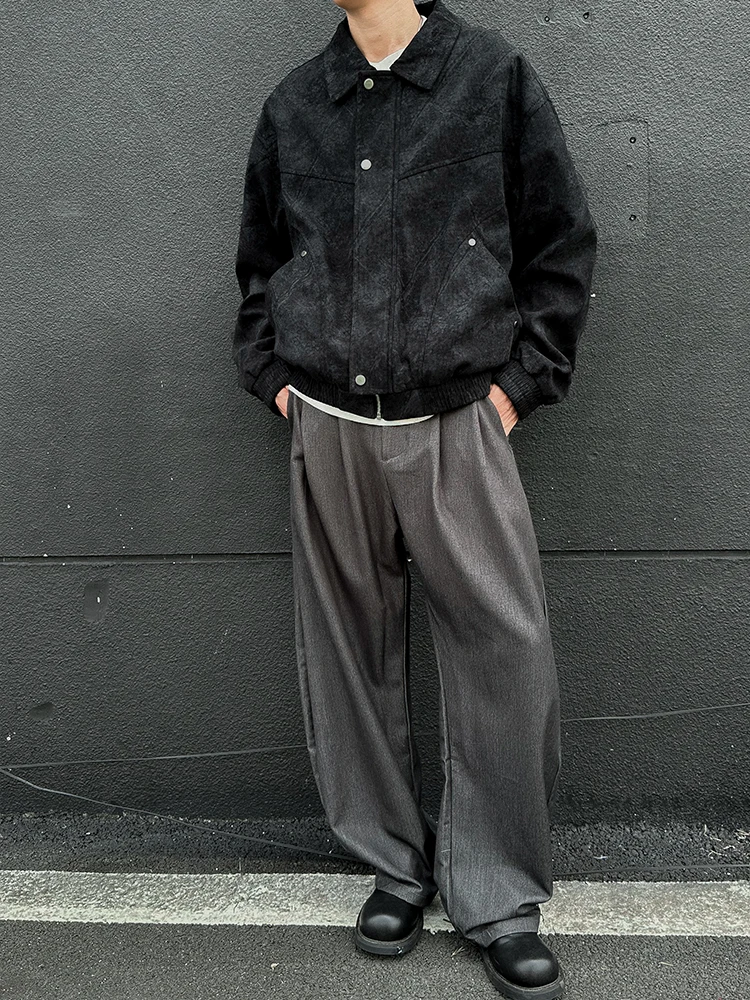 

Мужская вельветовая куртка-жакет в американском стиле, осенне-зимняя, с откидным воротником, модная, для молодежи, ветрозащитная, удлиненная...