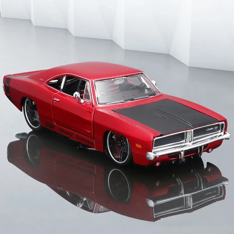 1:24 Maisto 1969 Charger R/T Car Metal Die Casting Alloy Static Car Model Classic Retro Collection Ornament Male Toy Boy Gift