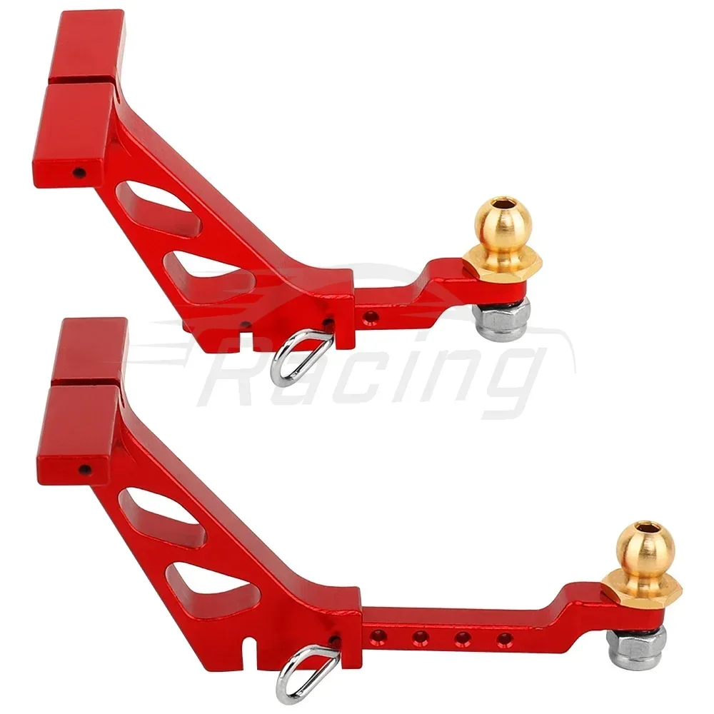 Ricevitore con gancio a caduta in lega di alluminio per 1/24 RC Crawler SCX24 Parte di aggiornamento in metallo 5 opzioni di colori