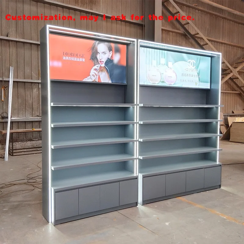 

custom.Customized Wooden Display Cabinets Cosmetics Stores Furniture Perfume Shops Storage Cabinets Cosmetics Stores