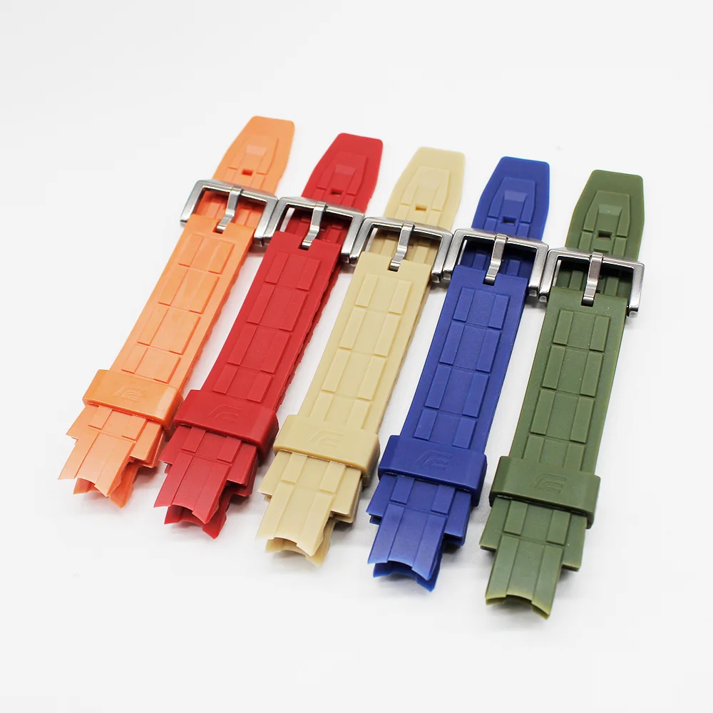 Correa de reloj para EFX-500P/EFX-700, correa de resina resistente al agua, accesorio de correa de reloj deportivo de TPU, viene con herramientas