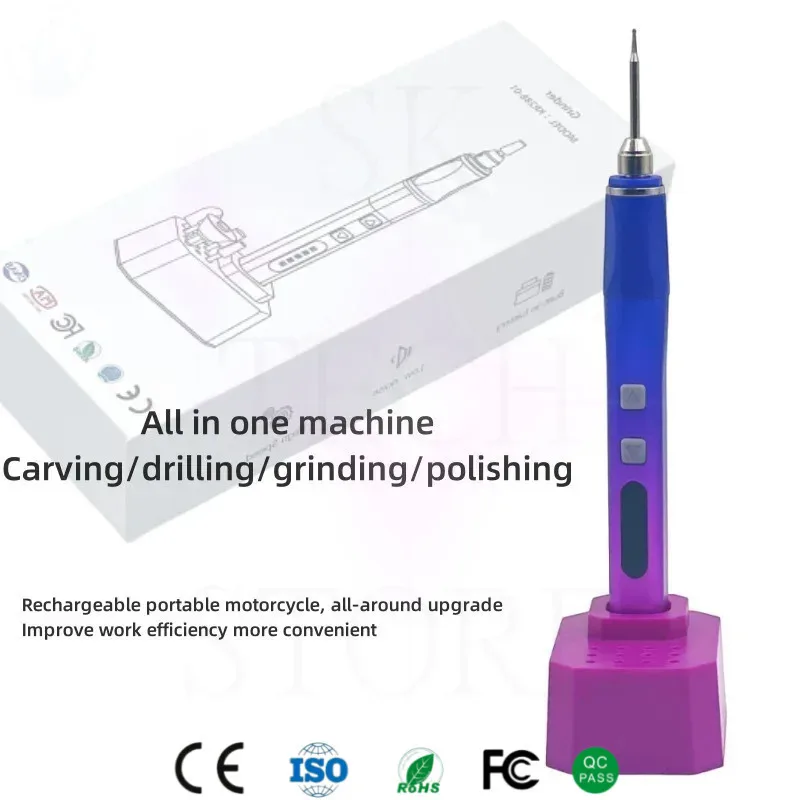 

Мини-гравировальный беспроводной роторный инструмент, шлифовальный полировальный станок, перезаряжаемая ручка для резки, набор шлифовальных принадлежностей «сделай сам», Toos