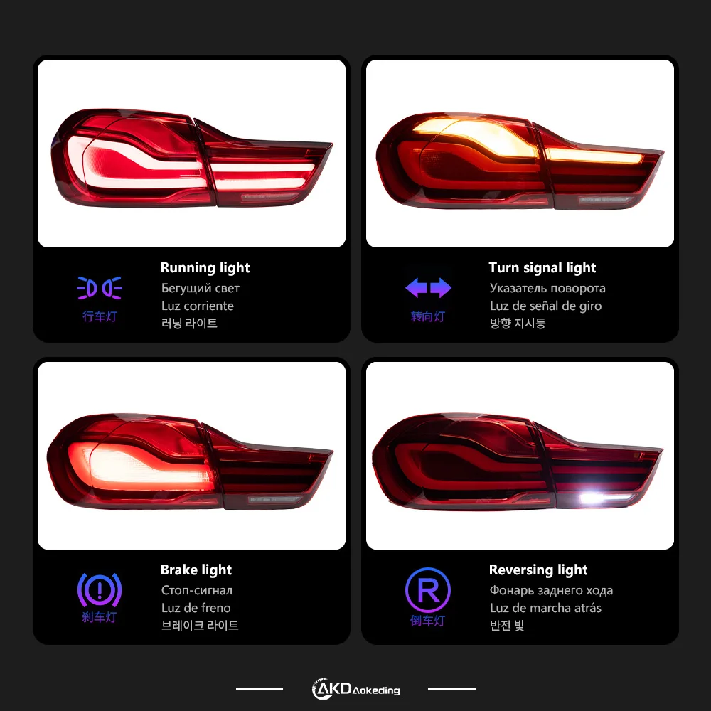 For BMW F32 F36 F82 M4 4 Series Car Lights 2013-2020 425i 428i 430i 435i 440i laser Taillight Design Dynamic Lamp Accessories