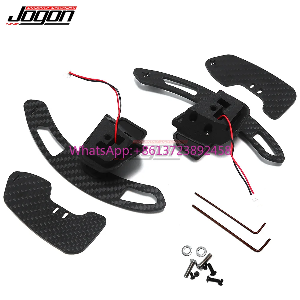 

For Volkswagen for VW Golf 8 MK8 GTI CC Car Magnetic Shift Paddle Steering Wheel Paddle Shifter Carbon Fiber Car Accessories