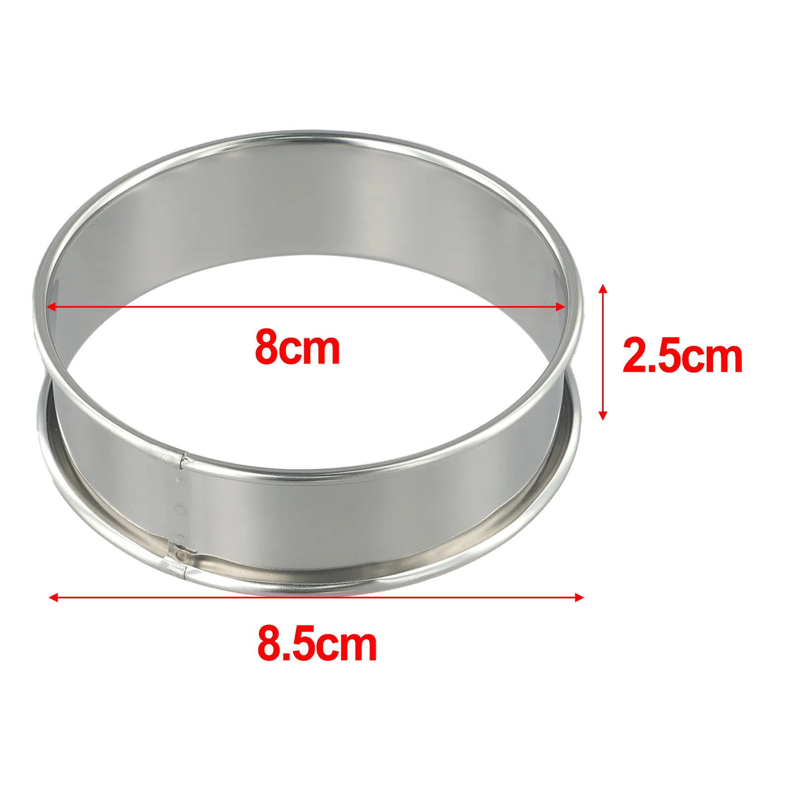 

Набор из 4 колец для маффинов из нержавеющей стали для выпечки печенья, гамбургеров и жареных яиц, высокопроизводительные инструменты для пышек