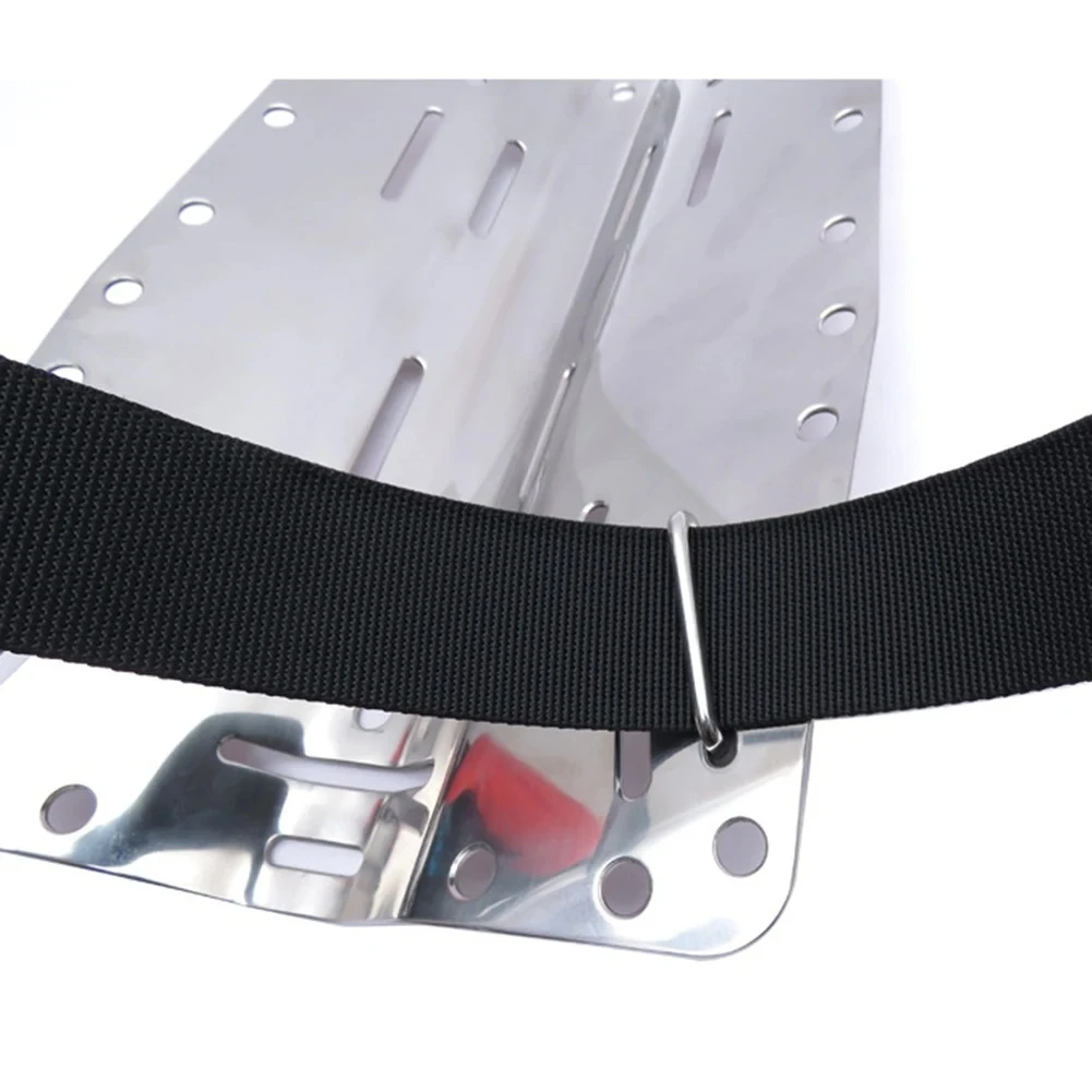 Scuba Diving Backplate Round Harness Adjustable Slider Tech Cave Diving Harness Backplate Chinch Adapter