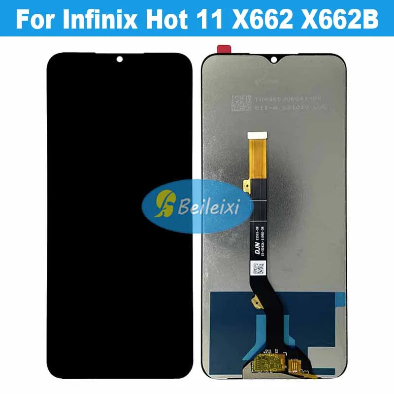 For Infinix Hot 11 X662 X662B LCD Display Touch Screen Digitizer Assembly