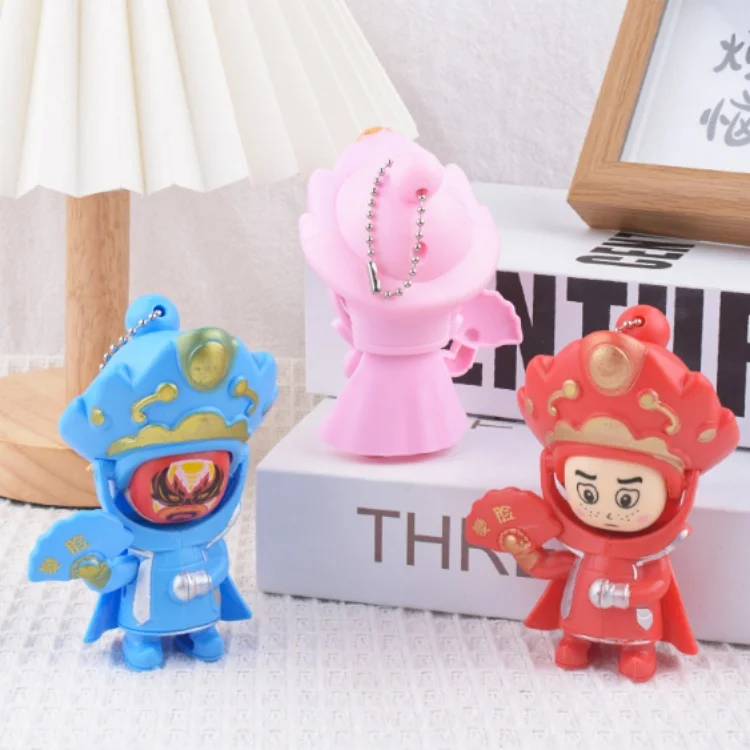 Face Change Opera Dolls Chinese Sichuan Opera Face Changing Dolls Face Changing Traditional Opera Face Toy Creative Keychain