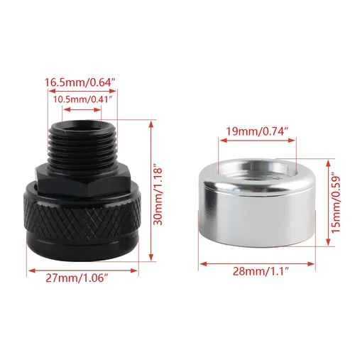 Imagen 2 del producto Adaptador de Sensor de temperatura del aire de admisión de pieza de motor para Civic K Series K20 K24 Swap EG EK