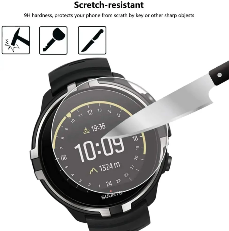 9D Glass For Suunto Vertical 9 PEAK PRO RACE 9 baro D5 Anti-scratch and anti-collision HD protective film