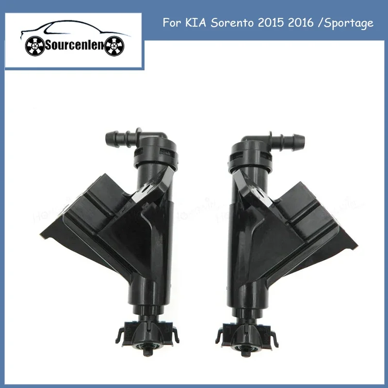 For Bumper Headlamp Headlight Water Spray Nozzle Washer Actuator Pump 98671C5000 98672C5000 for KIA Sorento 2015 2016 /Sportage